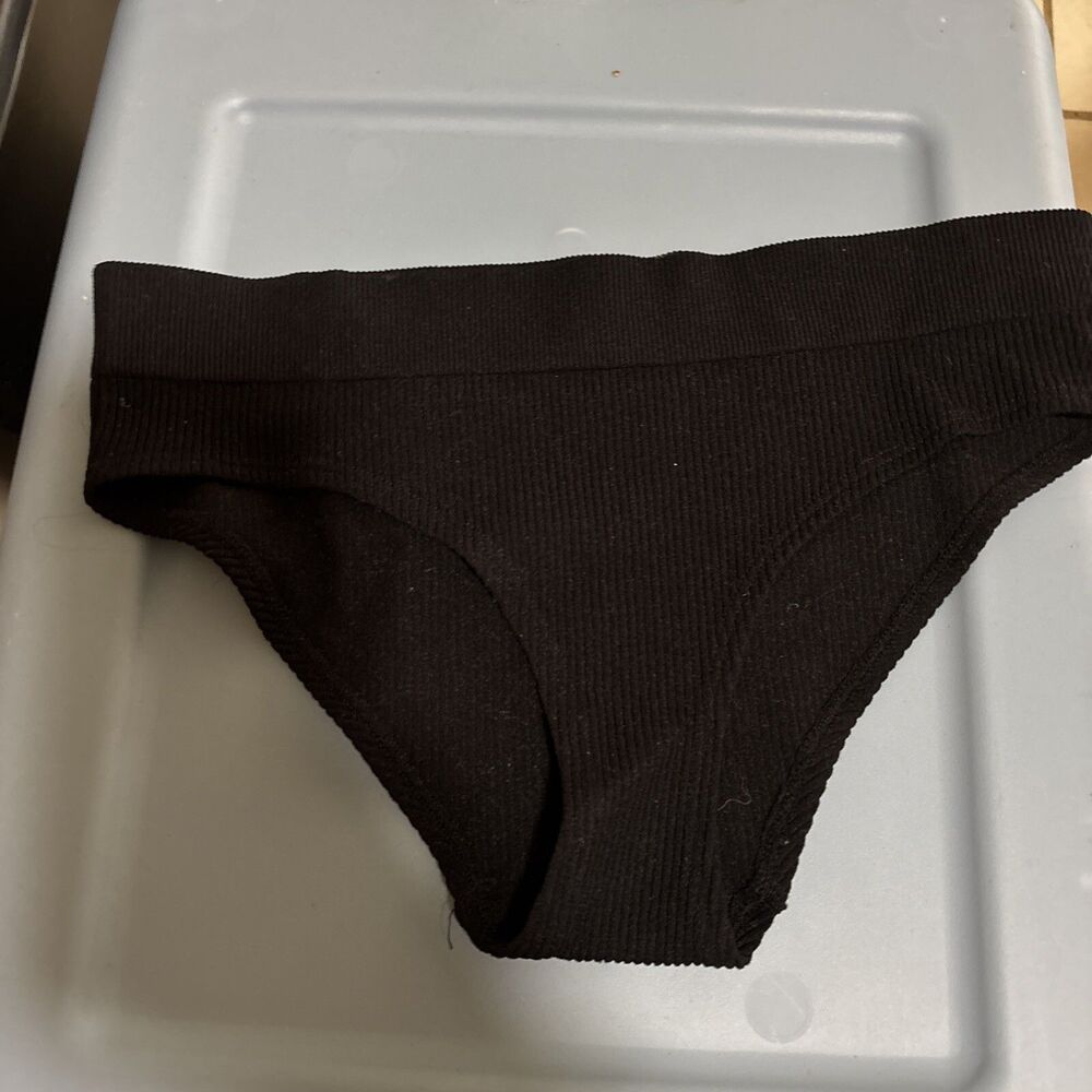 Honeydew Intimates Black Hipster Ribbed Panties Size Small NWOT